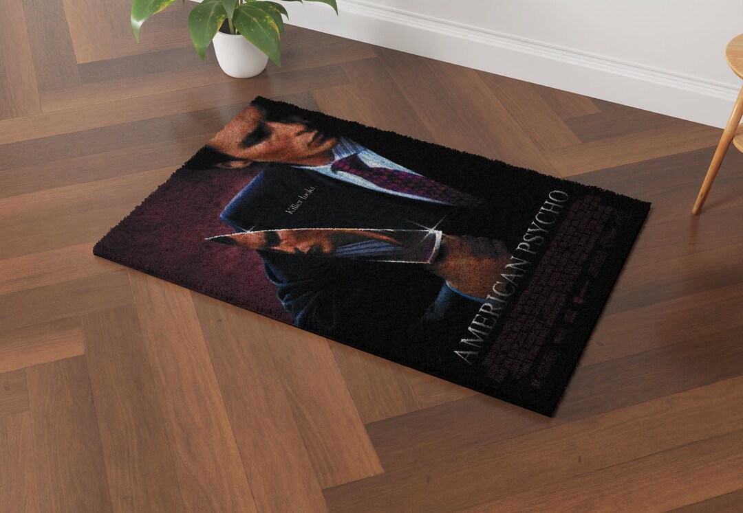 American Psycho Movie Inspired Rug | 120x80cm | Ultimate Sigma - Etsy