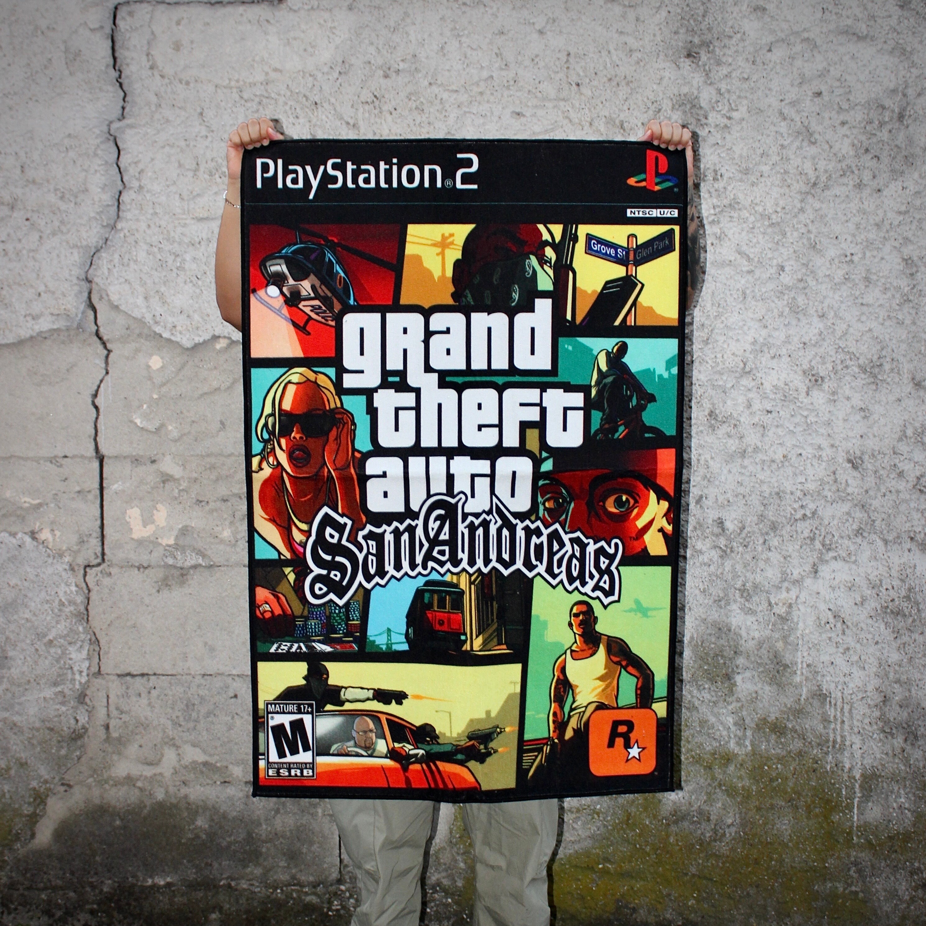 Grand Theft Auto: San Andreas PS2 Cover Art - Portugal : Rockstar