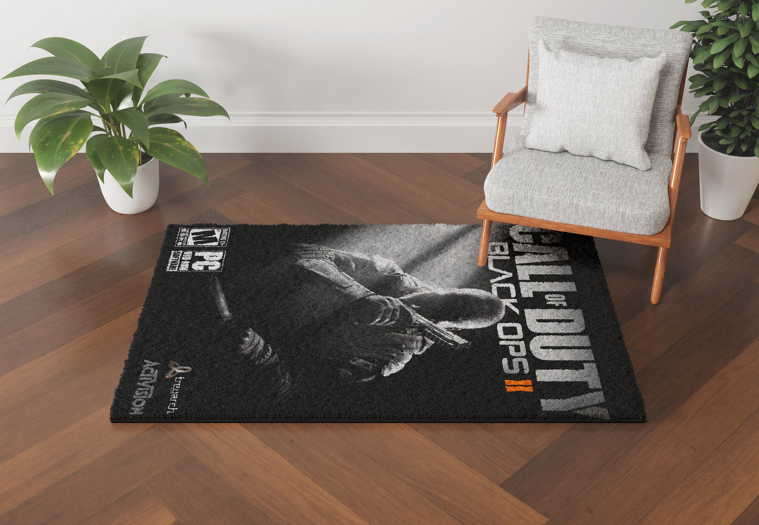 CALL OF DUTY Video Game Rug, Game Room Rug, Gaming Carpet, Aesthetic ...
