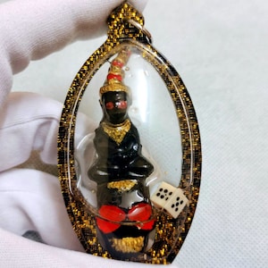Red Eye Phra Ngang Sacred Ancient Lanna Mantra Amulet super powerful lucky trader win lotto betting fast result Thai talisman 099