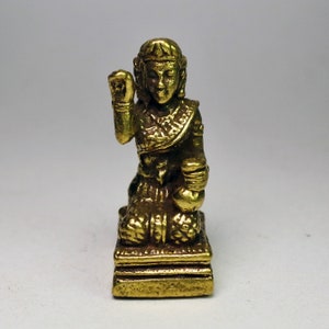 Nang Kwak wealth good fortune prosperity bring customers to a shop best seller for trader fast result mini amulet 057 image 2