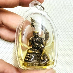 Sacred Baby Kuman Thong with Naga Golden Boy Voodoo Amulet super powerful lucky trader win lotto betting fast result Thai talisman 091