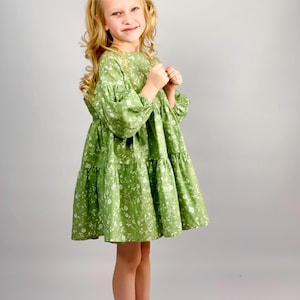 Flower Girl Dress Pattern Sewing Pattern Girl dress PDF pattern 9m-14 year
