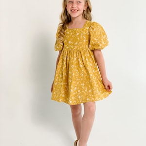Girl&#39;s Party Dress PDF Sewing Pattern 80-116 cm Instant Download