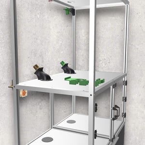 3D Printer Rack V2 Aluminum Extrusion 3D Modeled Design Build Plan - Etsy