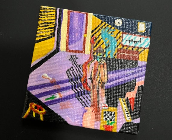 Mild High Club Skiptracing Mini Album Cover Painting (homage Song