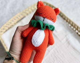 Crochet fox plush toy (Pattern)