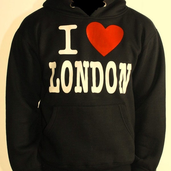 Sweats à capuche unisexe I Love London