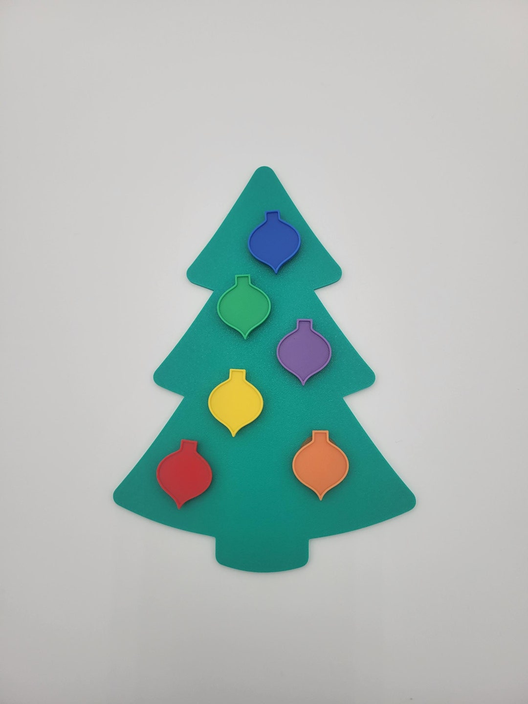 Christmas Tree Color Matching Game for Toddler, Montessori, and ...