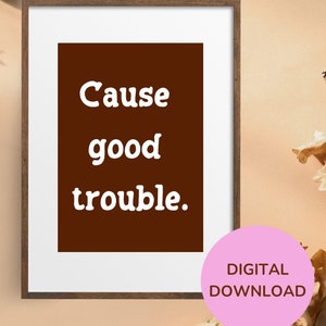 Social Justice Art Print: Anti-Racism & Civil Rights Printable Poster, Human Rights Political Activism Gift, Inspirational Home Decor