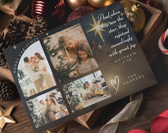 Christian Scripture Christmas Photo Card (Digital Download)