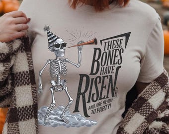 Ezekiel 37 Skeleton T-Shirt: Christian Halloween Apparel