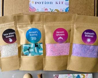 Once Upon a Time Princess Potion Making Kit for Kids | Creative, Messy Play | Make Regal, Fizzing, Colourful Potions!