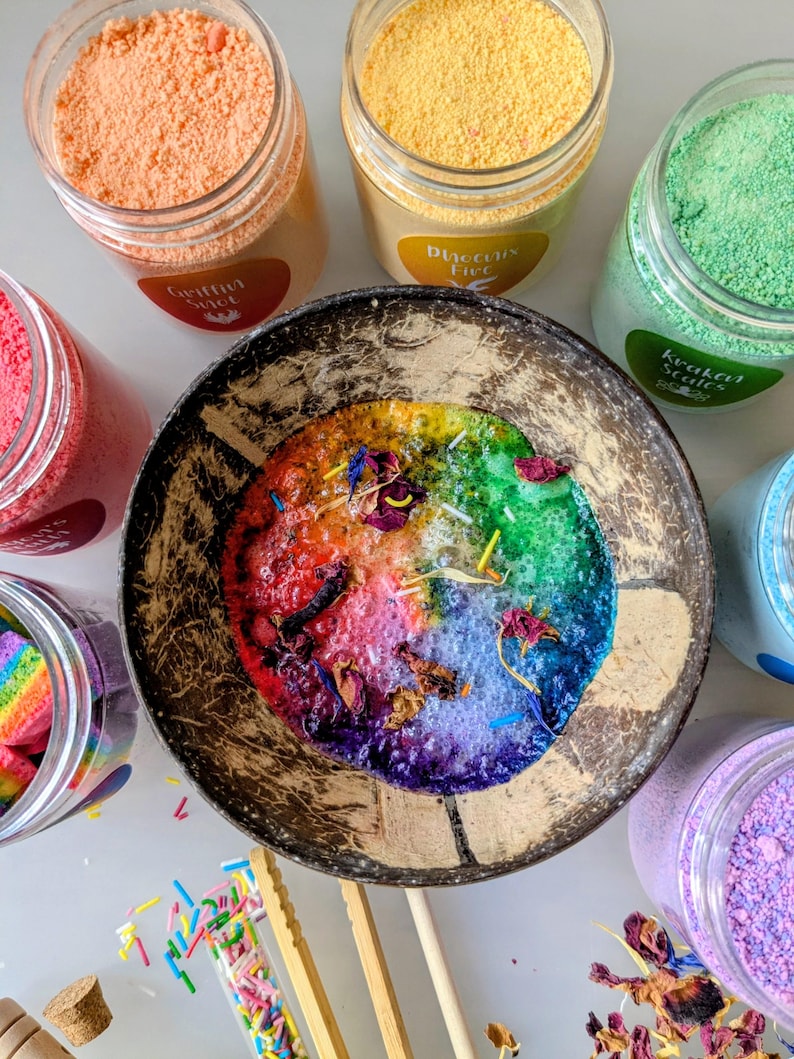 Rainbow Potion Making Kit for Kids | Creative, Messy Play | Make Fizzing, Popping, Colourful Potions! image 9