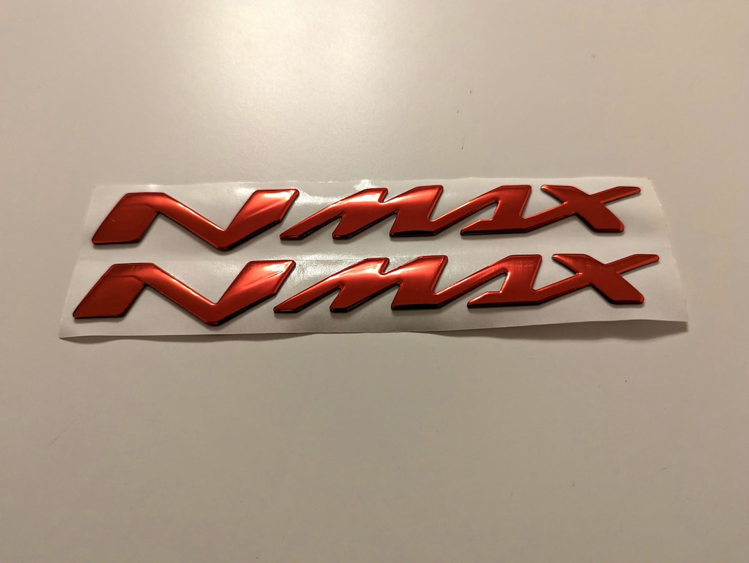 Yamaha NMAX Red 3D Badge Logo Stickers Graphics Decals Emblem Etsy