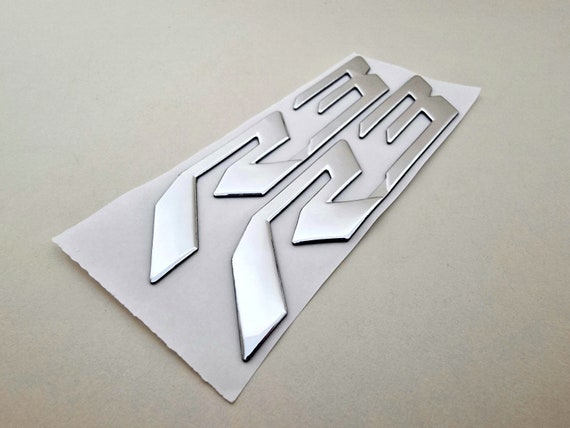 Yamaha R3 Silver Chrome 3D Badge Logo Stickers Graphics Decals Emblem YZF autocollant Aufkleber Abzeichen emblème pegatina insignia