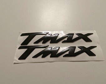 Yamaha Tmax Black 3D Badge Logo Stickers Graphics Decals Emblem T Max autocollant Aufkleber Abzeichen emblème pegatina insignia