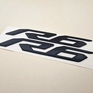 Yamaha R6 Black 3D Badge Logo Stickers Graphics Decals Emblem YZF - Etsy