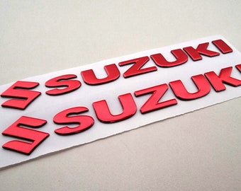Suzuki 3D Badge Logo Stickers Graphics Decals Tank Emblem Gsxr Gsr Gsf SV autocollant Aufkleber Abzeichen emblème pegatina insignia