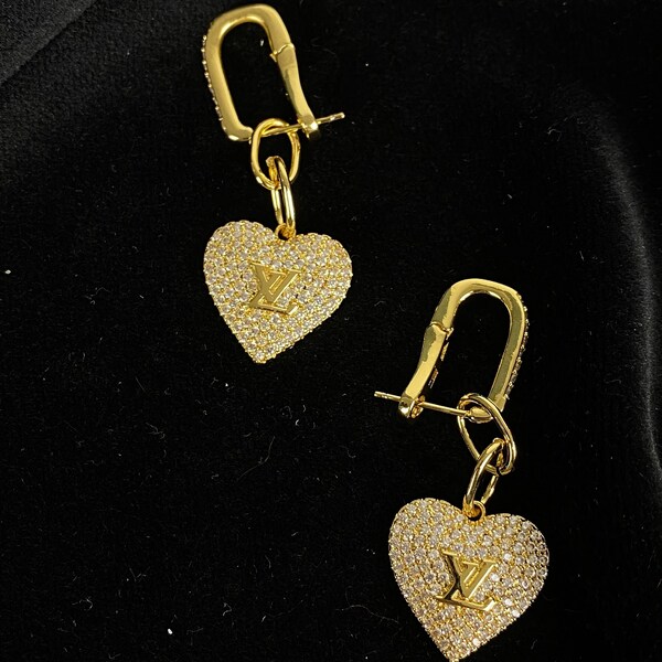 Louis Vuitton Earrings Etsy