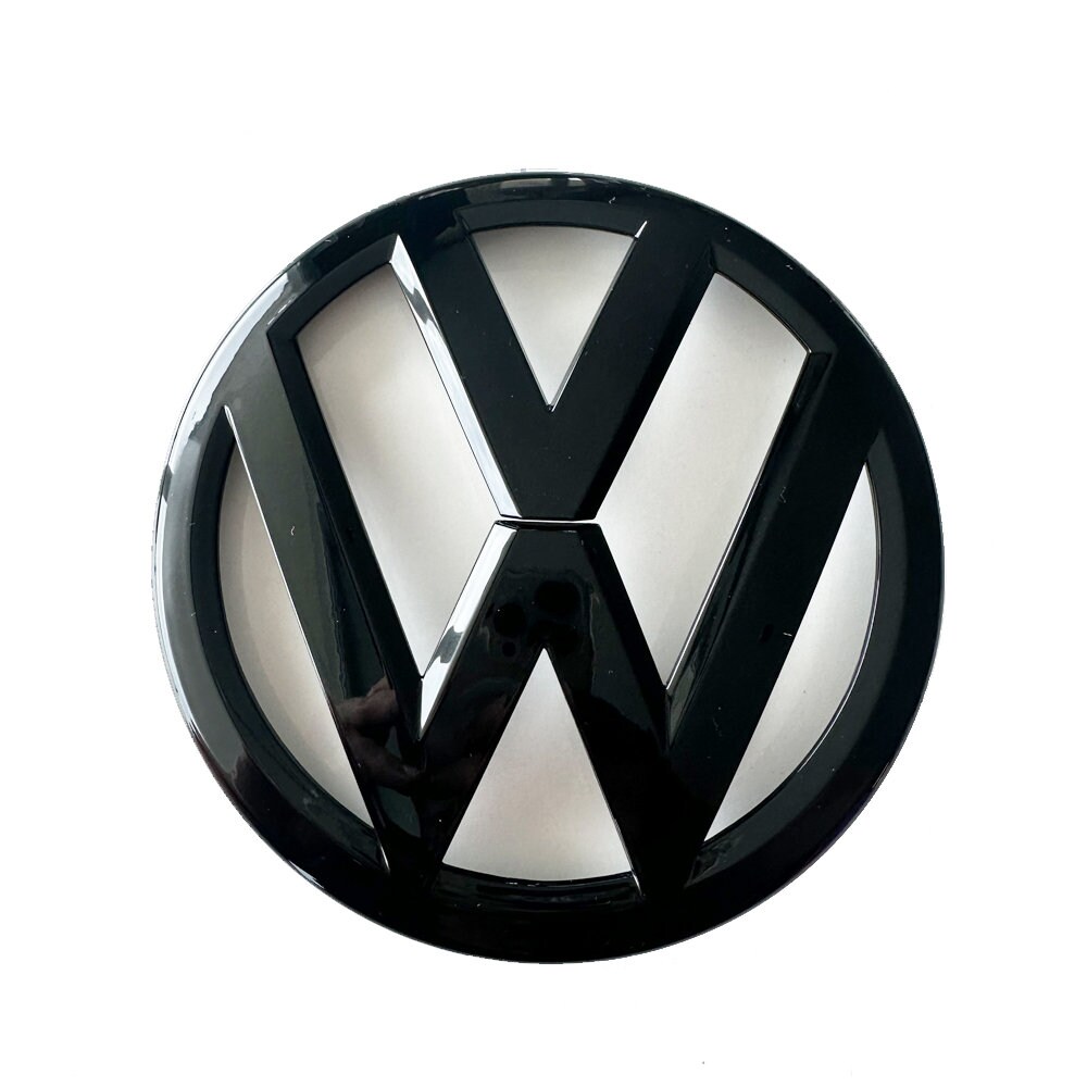 VW Golf 7 VII Facelift Front Emblem Schwarz Weiß Zeichen Vorne GTI GTD TCR  ACC