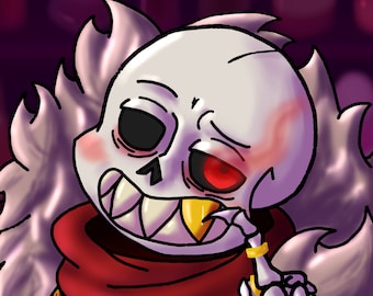 Underfell Sans Art Print