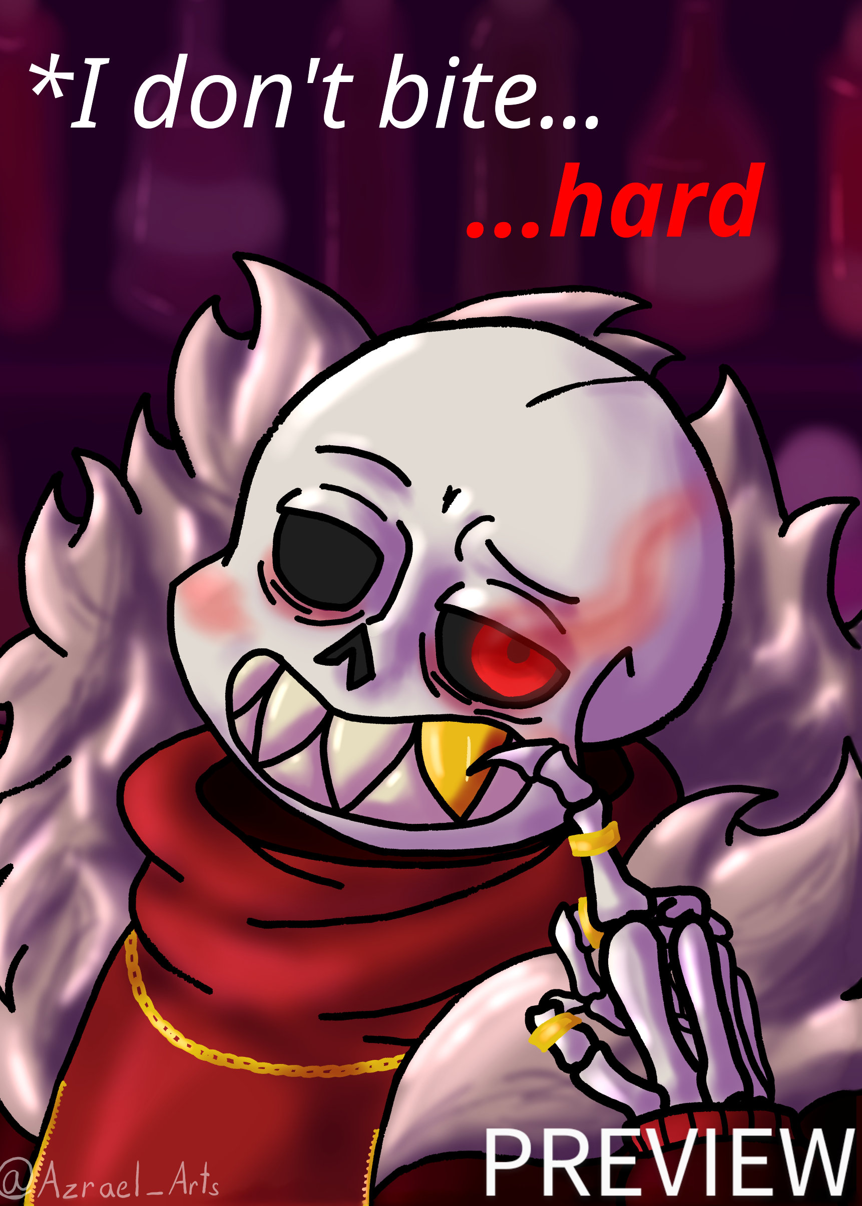 Underfell sans teeth  Poster for Sale by Kawaizem