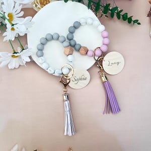 Pulsera de mujer, pulsera de silicona, regalo del día de la madre, pulsera personalizada, llavero personalizado, regalo para maestra, pulsera, billetera de mujer, regalo para mamá