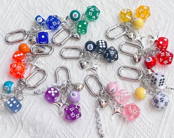 Personalized 8 Ball Keychain,Cute Keychain,Aesthetic Keychain,Bag Charm Keychain,Keychains for Purses Bag Keychains ,Y2K Keychain Gifts.