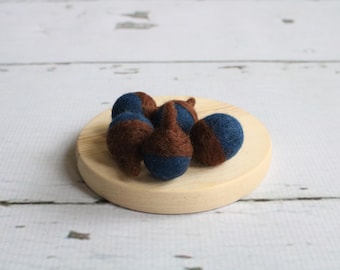 Felt Acorn Fall Decor, Reusable Autumn Decor, Tier Tray Decoration, Craft Supplies