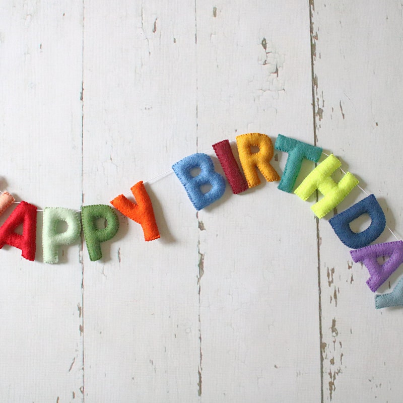 Birthday Garland - Etsy