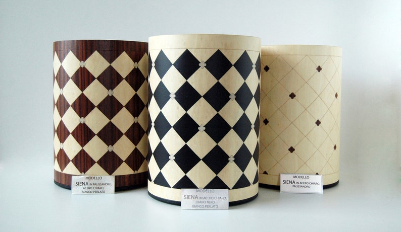Cremation urns in light maple and rosewood wood for human ashes and funeral urn for pets Siena 1 model image 5