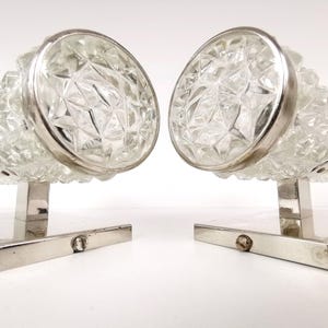 Vintage Italian Crystal Glass Sconces: Hollywood Regency Wall Lights (Pair) Design Targetti