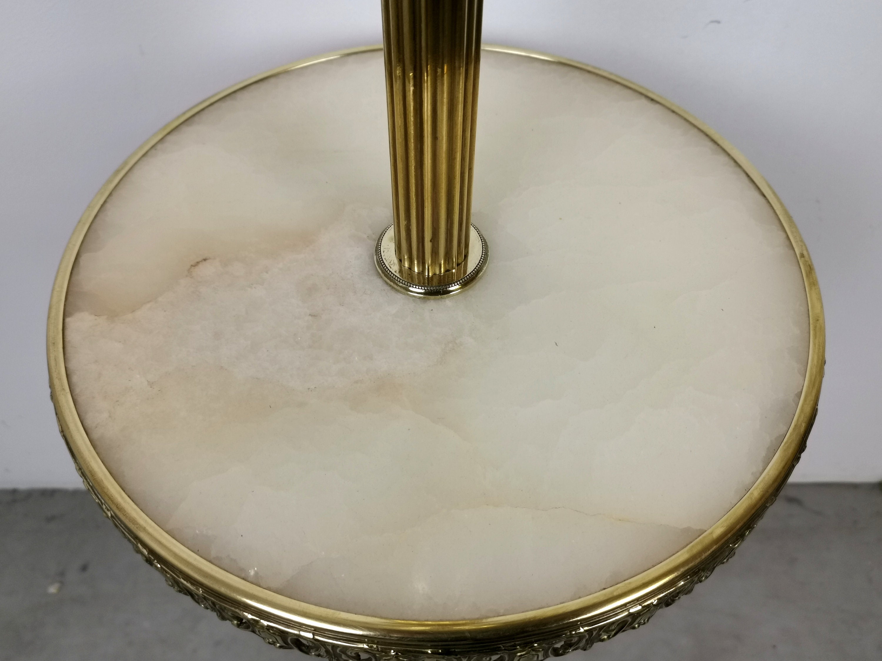 Price 1700 Euro French Antique Floor Oil Lamp / Vintage Light 19th