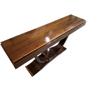 French Art Deco Console 1930s Table Rosewood ? Design Mid Century Home Decor Hollywood Regency Antique Furniture from Paris