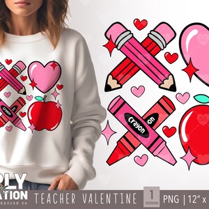 Professeur XOXO | Conception Saint-Valentin | Sublimation | png