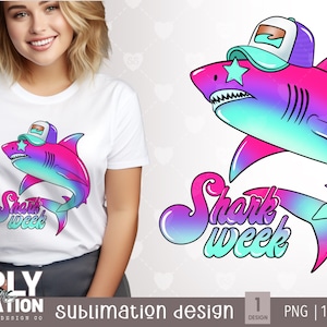 Hai-Woche | Hai Unterbewußtsein | Sublimationsdruck | Png