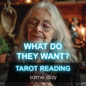 El mismo día ¿Qué quieren? Lectura de cartas del Tarot: Predicción clarividente Pensamiento exacto, Respuesta a preguntas del medio psíquico, Adivinación del dinero del amor
