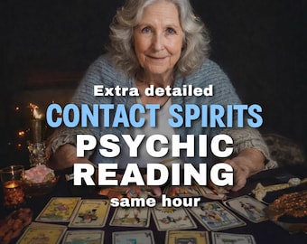Same Day Contact Spirits Psychic Reading: Spiritual Medium Spirit Guide, No Cards Clairvoyant Reading