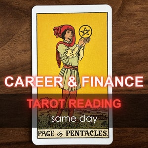 Same Day Career Tarot Legung: Psychische Jobvorhersage, beste Arbeit Zukunft, Erfolgs-Wahrsagekarte, hellsichtiger Zauber, billiges britisches Führung Geld