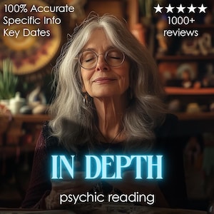 Dezelfde dag diepgaand paranormaal lezen: zeer gedetailleerd medium, helderziend, zeer specifiek advies, geest, liefde, carrière, geld, toekomst, tarot, hulp Orakel
