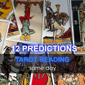 12 Detaillierte Tarot-Vorhersage: Hellsichtige Experte Medium erzählt Zukunft, Wahrsagung Wahrsagen am selben Tag, Genaue Schnelle Leser