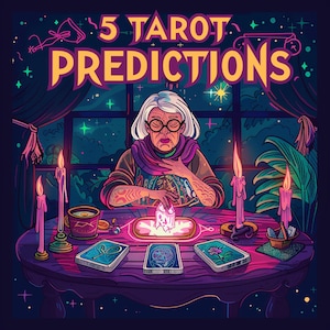 Predicciones del tarot del mismo día 5: lectura del tarot adivino, lectura del medio psíquico, relación amorosa, dinero profesional, adivinación de cartas del tarot
