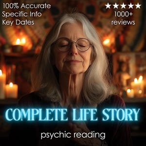 Same Day Full Psychic Reading: Komplette Lebensgeschichte Hellsichtig Wahrsagen, Total Destiny Überblick, Liebe Karriere Geld Zukunft Tarot Medium