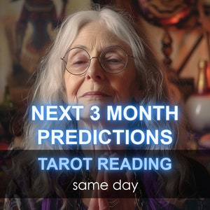 Tarot del mismo día de 3 meses: Pronóstico psíquico a corto plazo del Reino Unido, Adivinación de predicción, Lectura de dinero de carrera amorosa, Tarjeta de relación de alma gemela Medio
