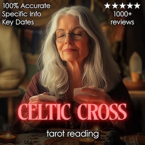 Tirada de tarot de la cruz celta el mismo día: lectura de la cruz celta, médium espiritual psíquico, haga cualquier pregunta, predicción futura, carrera, dinero, amor