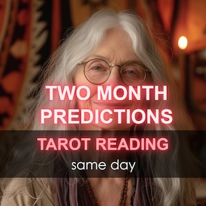 Lectura de tarot el mismo día, predicción psíquica del futuro de dos meses, pronóstico mensual de la mejor respuesta, próximos 2 medios, pregunta de adivinación, hora barata en el Reino Unido