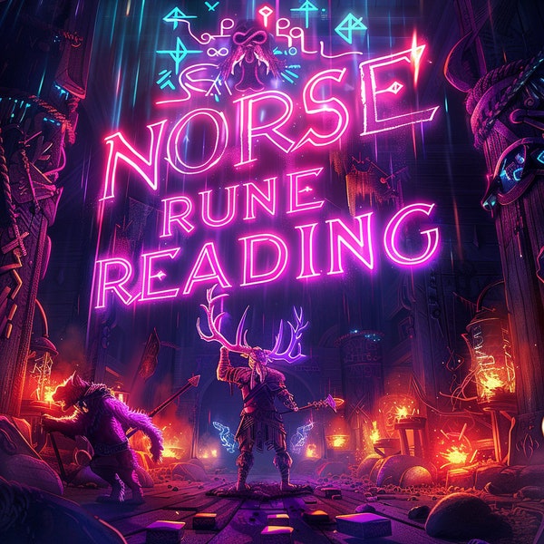 Same Day Norse Rune Reading: Ancient Nordic Divination Psychic Medium Rune Reading Love Career, Accurate Psychic Reading Tarot Reader Online