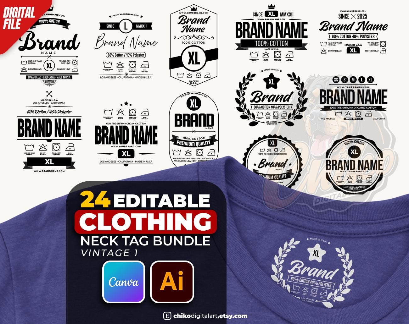 Buy Vintage Clothing Tag Online In India India