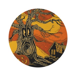 Tapis rond d&#39;arbre d&#39;Halloween